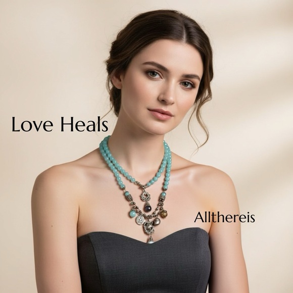 Love Heals Jewelry - Love Heals Necklace one of a Kind
